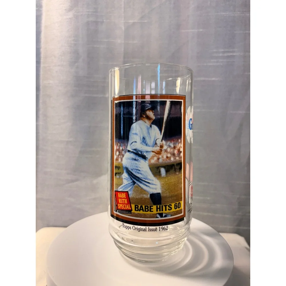 4 Vintage 1993 McDonalds Topps MLB All Time Greatest Team Glasses Ruth Robinson